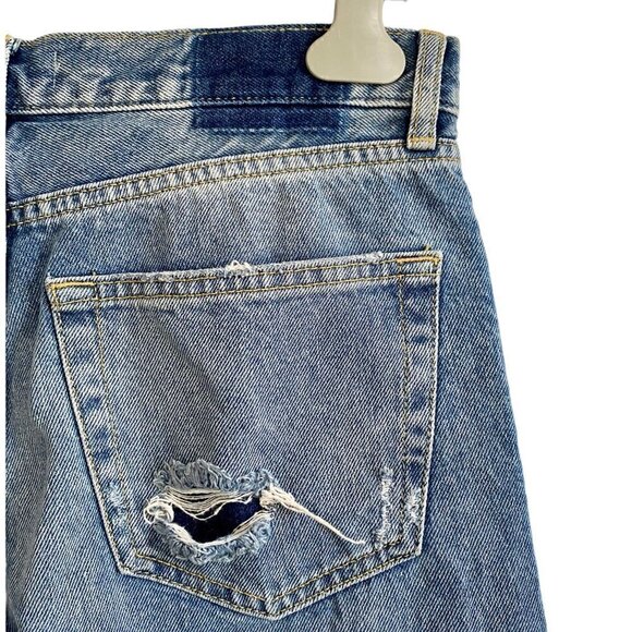 Zara high waist jeans with floral gems, size 6, cropped length‎ - Picture 5 of 13